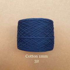 Sợi Cotton 1mm, 300g, đan móc áo, váy, khăn