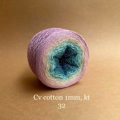 Sợi cầu vồng Cotton 1mm, kim tuyến