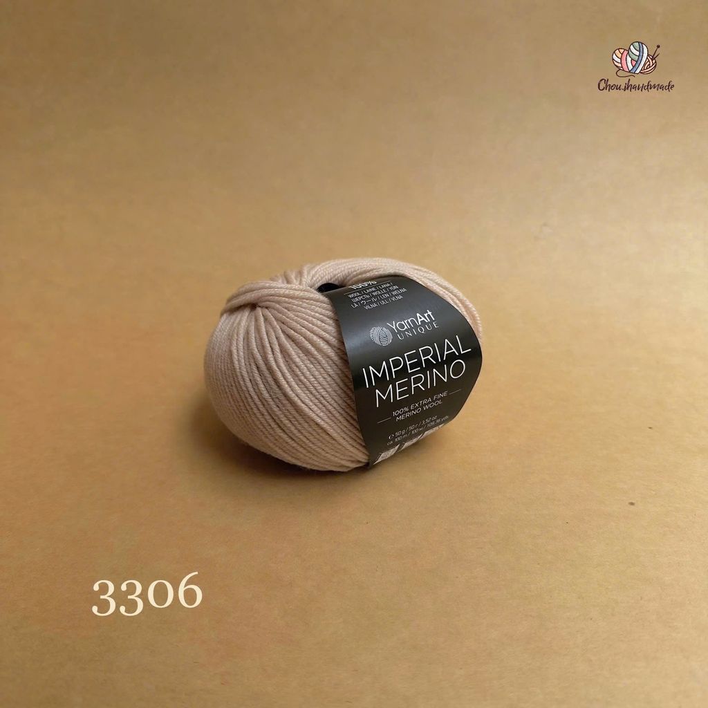 Len ấm Imperial Merino nhập khẩu từ Yarnart, đan móc áo, khăn, nón, váy