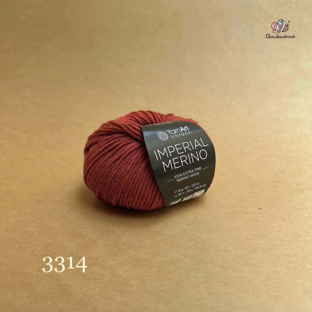 Len ấm Imperial Merino nhập khẩu từ Yarnart, đan móc áo, khăn, nón, váy