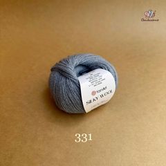 Len lông cừu Silky Wool nhập khẩu từ Yarnart đan móc áo, váy, khăn