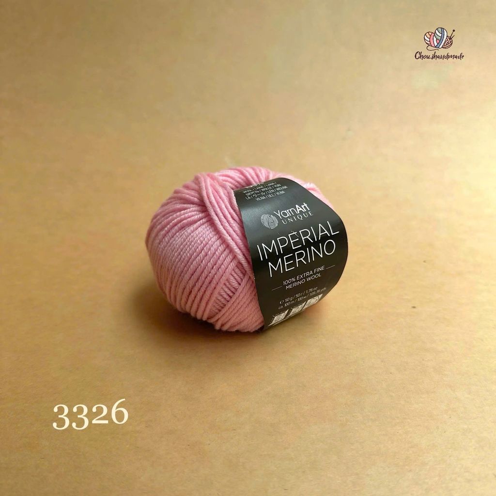 Len ấm Imperial Merino nhập khẩu từ Yarnart, đan móc áo, khăn, nón, váy