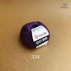 Len lông cừu Silky Wool nhập khẩu từ Yarnart đan móc áo, váy, khăn