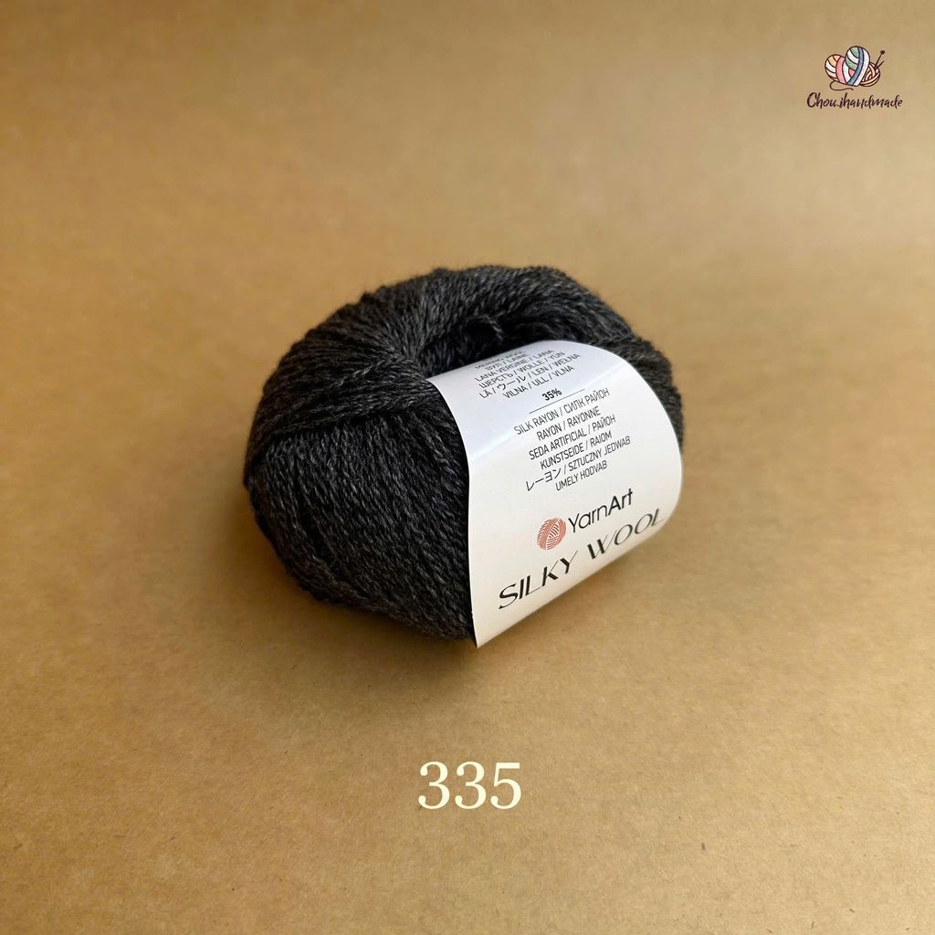 Len lông cừu Silky Wool nhập khẩu từ Yarnart đan móc áo, váy, khăn