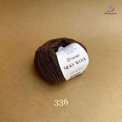 Len lông cừu Silky Wool nhập khẩu từ Yarnart đan móc áo, váy, khăn