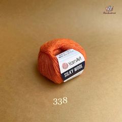 Len lông cừu Silky Wool nhập khẩu từ Yarnart đan móc áo, váy, khăn
