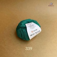 Len lông cừu Silky Wool nhập khẩu từ Yarnart đan móc áo, váy, khăn