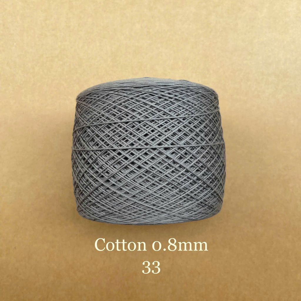 Sợi Cotton 0.8mm, 300g, đan móc áo, váy, khăn