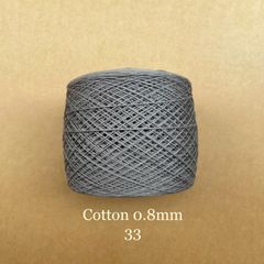 Sợi Cotton 0.8mm, 300g, đan móc áo, váy, khăn