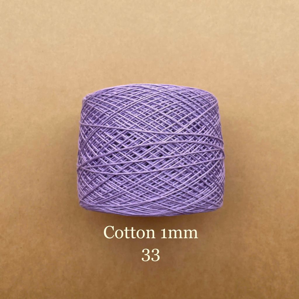 Sợi Cotton 1mm, 300g, đan móc áo, váy, khăn