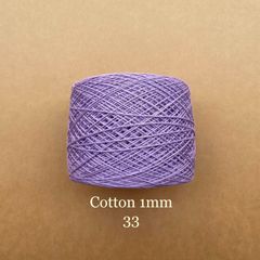 Sợi Cotton 1mm, 300g, đan móc áo, váy, khăn