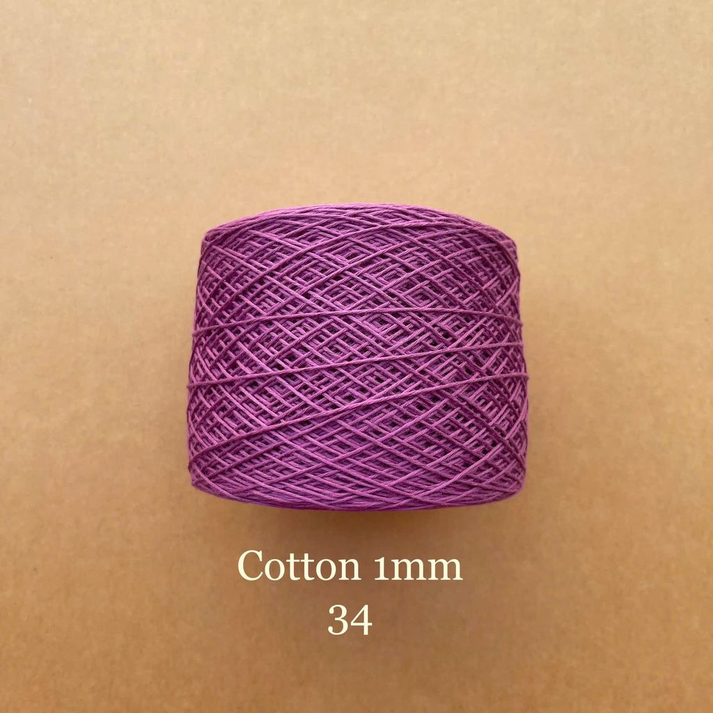 Sợi Cotton 1mm, 300g, đan móc áo, váy, khăn