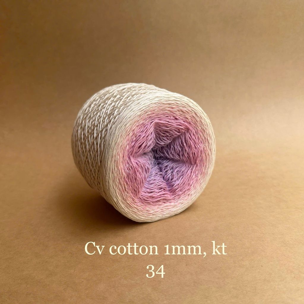 Sợi cầu vồng Cotton 1mm, kim tuyến