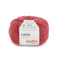 Sợi Linen - Katia, 50g - 112m, dùng để đan móc áo, khăn, túi