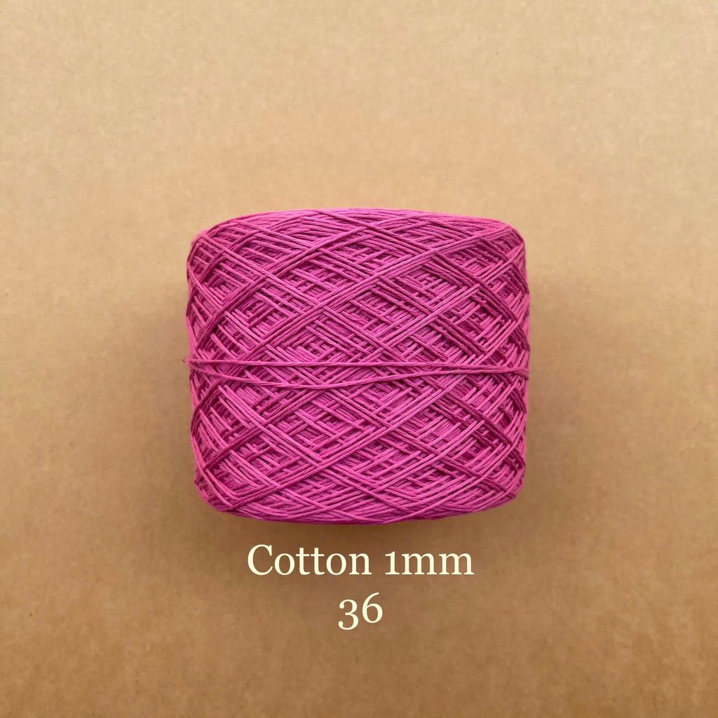 Sợi Cotton 1mm, 300g, đan móc áo, váy, khăn