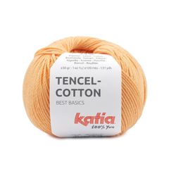 Sợi Tencel Cotton - Katia, 50g - 120m, dùng để đan móc áo, khăn