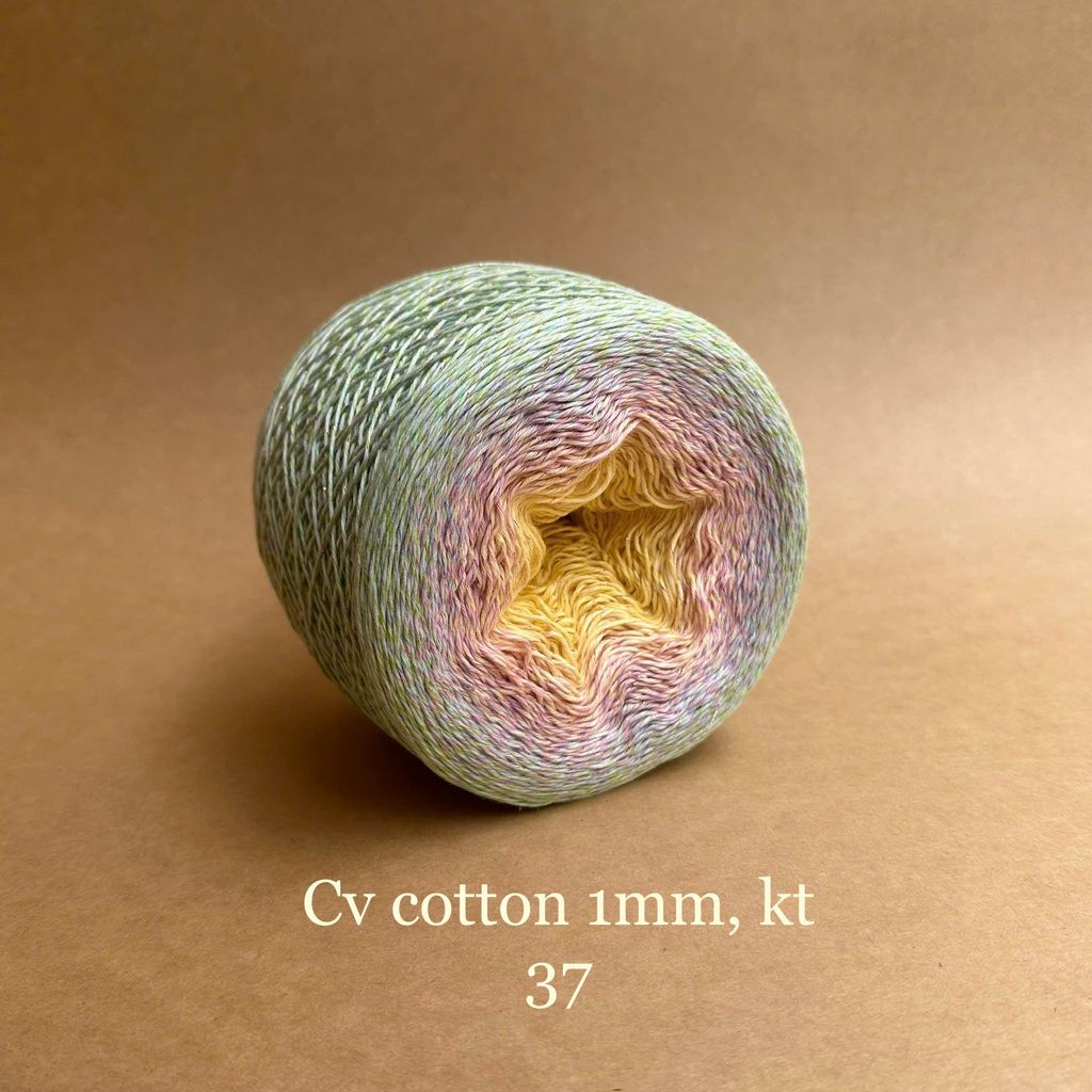 Sợi cầu vồng Cotton 1mm, kim tuyến