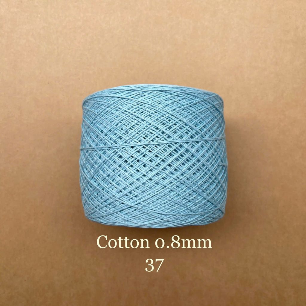 Sợi Cotton 0.8mm, 300g, đan móc áo, váy, khăn