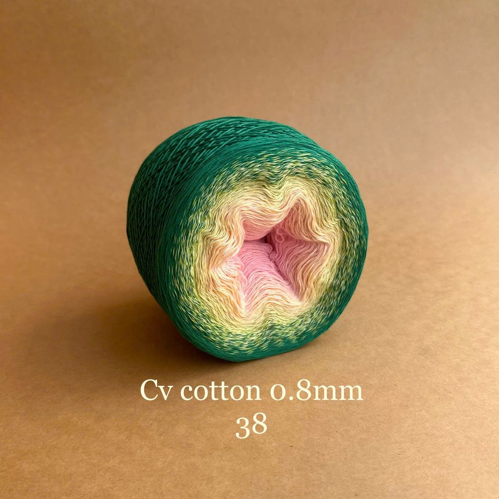 Sợi cầu vồng Cotton 0.8mm, 300g