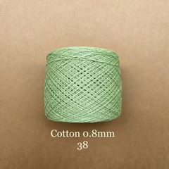 Sợi Cotton 0.8mm, 300g, đan móc áo, váy, khăn