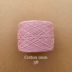 Sợi Cotton 1mm, 300g, đan móc áo, váy, khăn