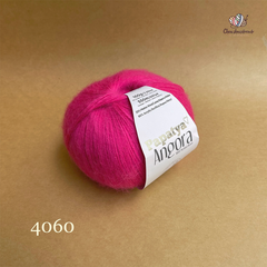 Len lông cừu Angora - Papatya, 100g - 550m, dùng để đan móc