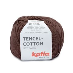 Sợi Tencel Cotton - Katia, 50g - 120m, dùng để đan móc áo, khăn