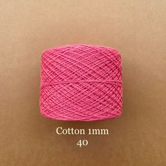 Sợi Cotton 1mm, 300g, đan móc áo, váy, khăn