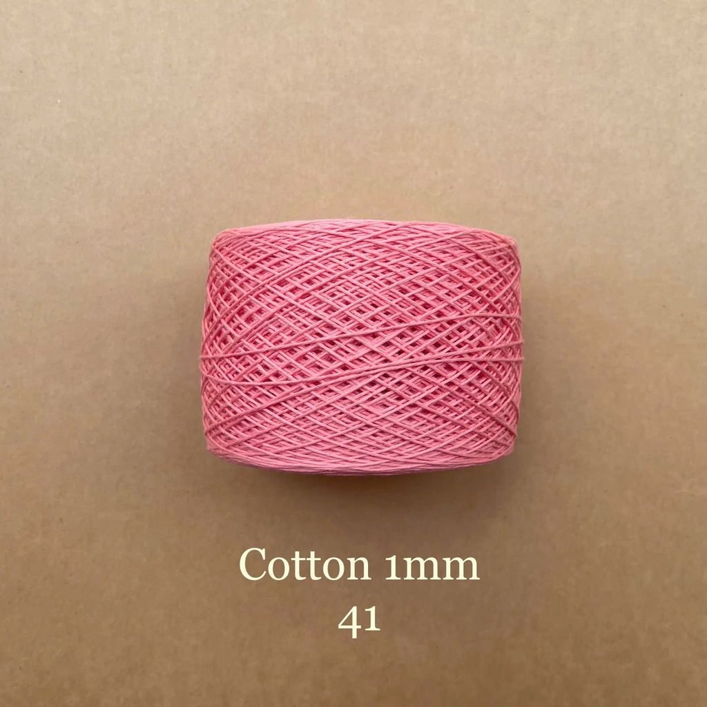 Sợi Cotton 1mm, 300g, đan móc áo, váy, khăn