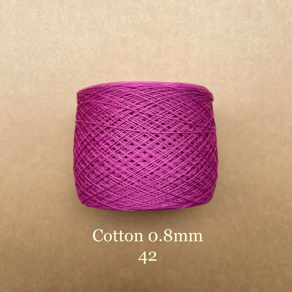 Sợi Cotton 0.8mm, 300g, đan móc áo, váy, khăn