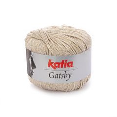 Sợi visco lấp lánh Gatsby - Katia, 50g - 118m, dùng để đan móc áo, khăn, nón
