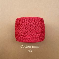 Sợi Cotton 1mm, 300g, đan móc áo, váy, khăn