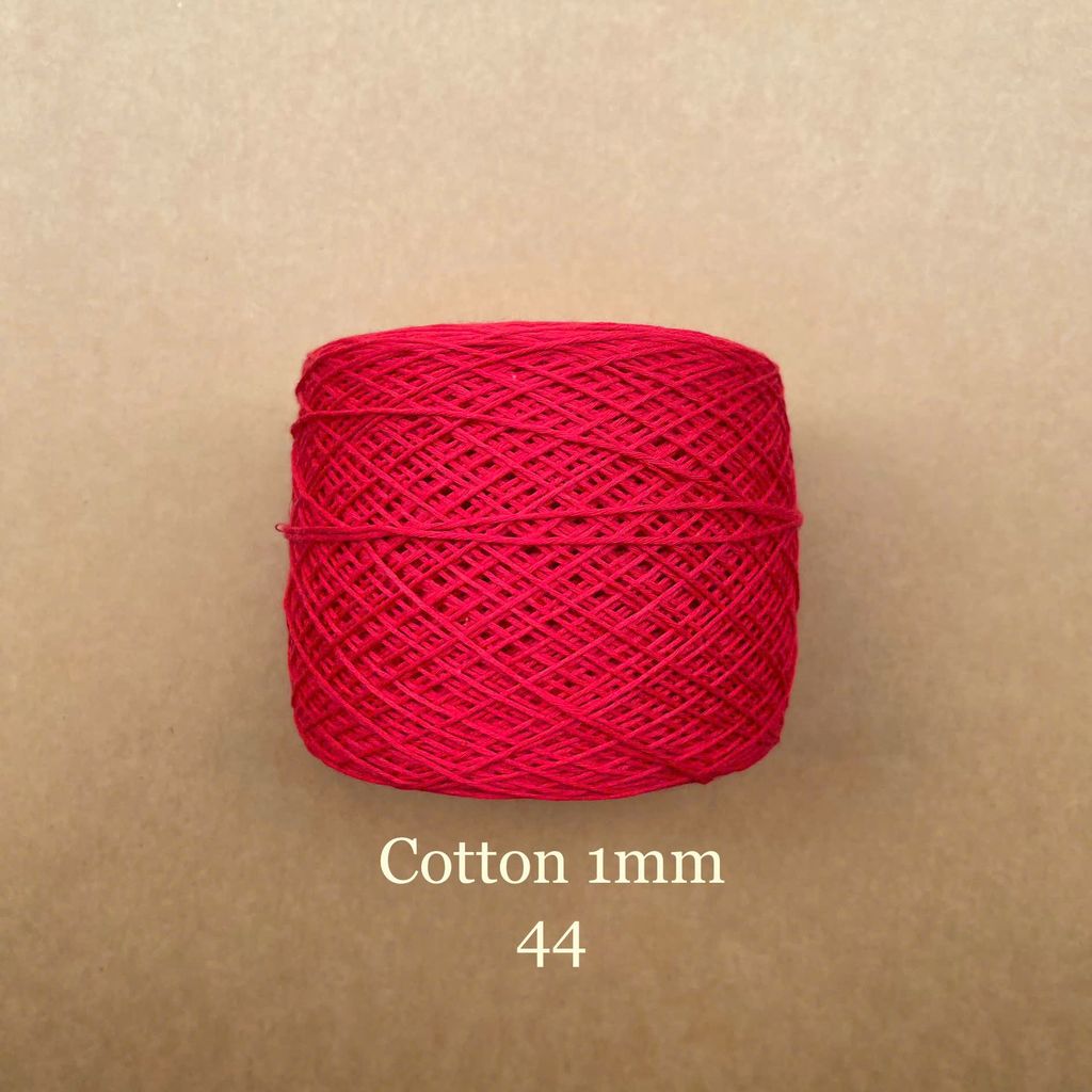 Sợi Cotton 1mm, 300g, đan móc áo, váy, khăn