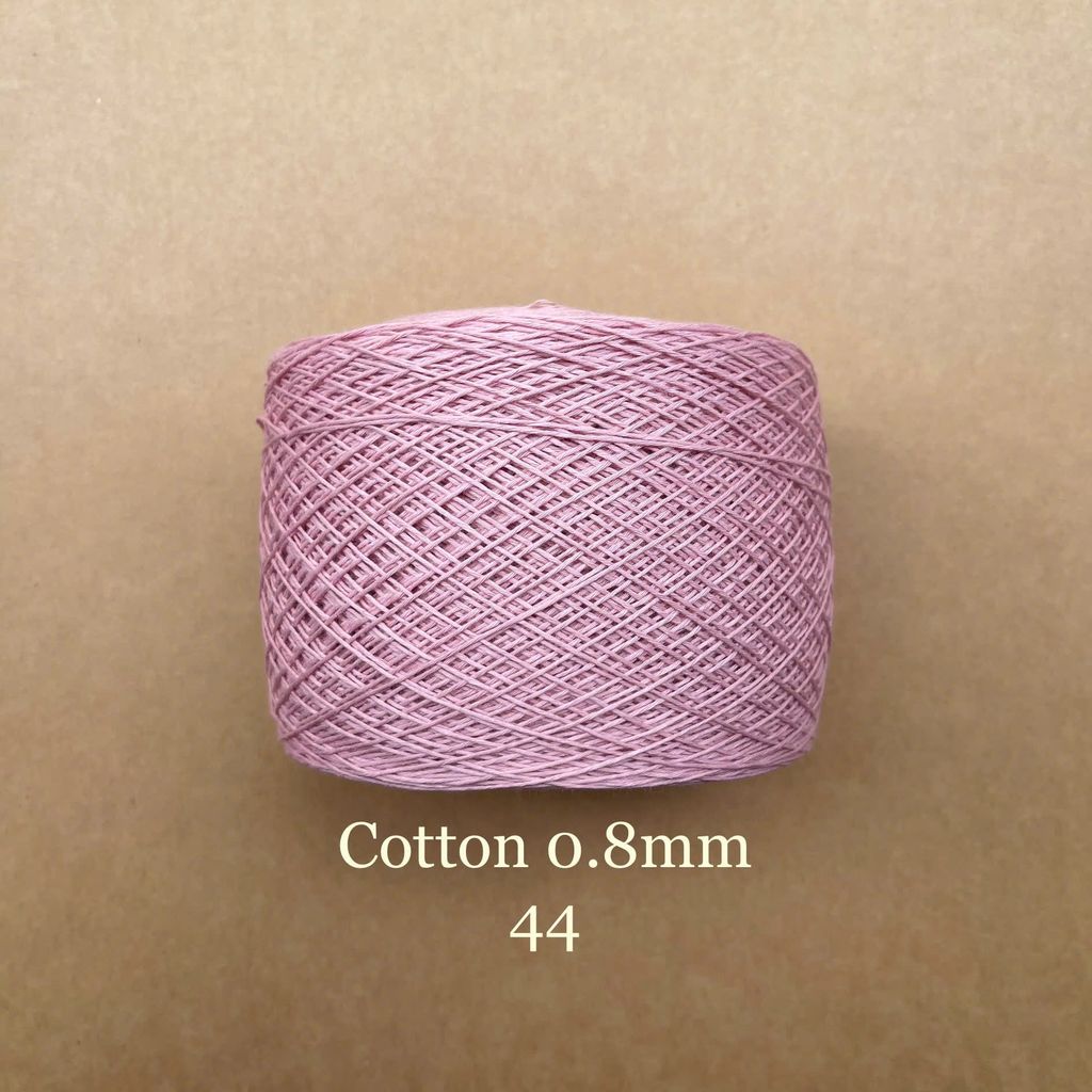 Sợi Cotton 0.8mm, 300g, đan móc áo, váy, khăn