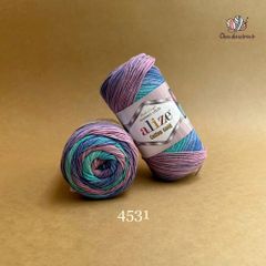Len cotton Cotton Gold Batik nhập khẩu từ Alize Yarns, đan móc thú, nón, áo hè