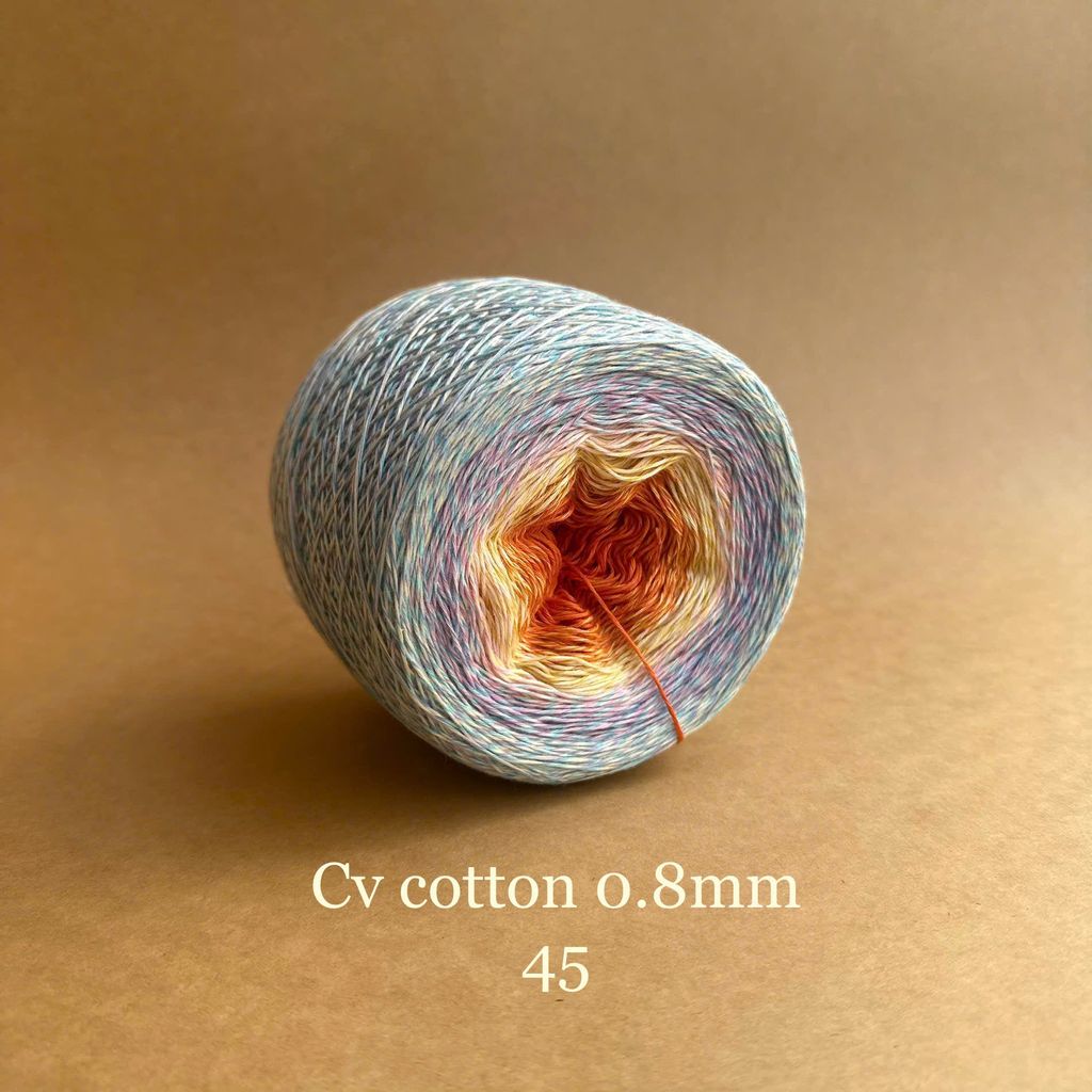 Sợi cầu vồng Cotton 0.8mm, 300g