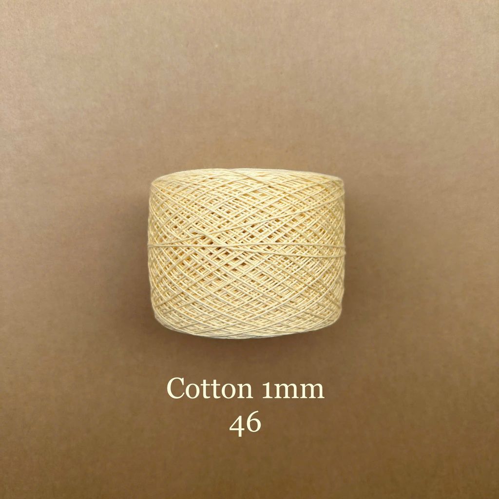 Sợi Cotton 1mm, 300g, đan móc áo, váy, khăn