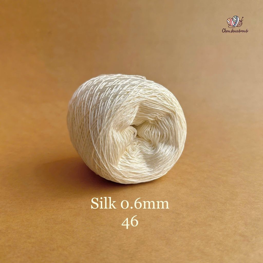 Cuộn sợi 100% Silk 0.6mm, 150g