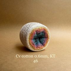 Sợi cầu vồng Cotton 0.6mm, kim tuyến