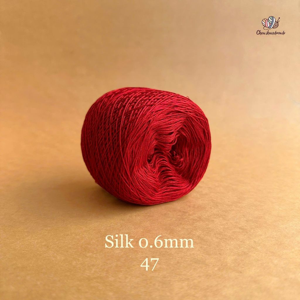 Cuộn sợi 100% Silk 0.6mm, 150g
