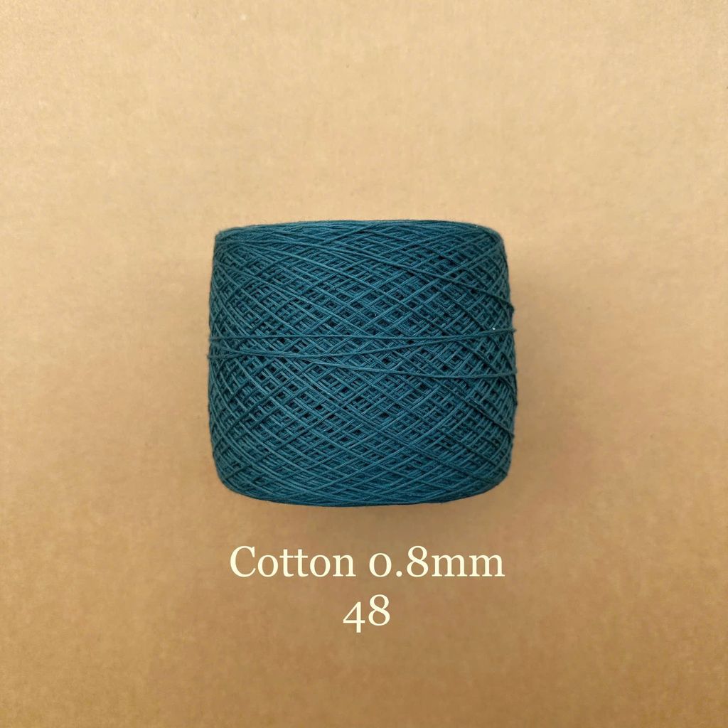 Sợi Cotton 0.8mm, 300g, đan móc áo, váy, khăn