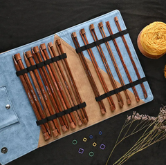 Bộ kim đan một đầu gỗ Ginger dài 25cm (10inch), dòng Grande - Knitpro