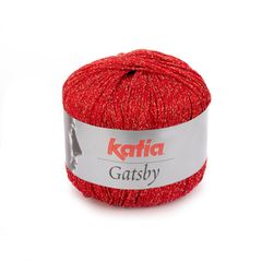 Sợi visco lấp lánh Gatsby - Katia, 50g - 118m, dùng để đan móc áo, khăn, nón
