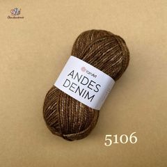 Len Andes Denim - Yarnart, 150g - 240m, đan móc áo, váy, khăn, nón