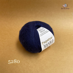 Len lông cừu Angora - Papatya, 100g - 550m, dùng để đan móc