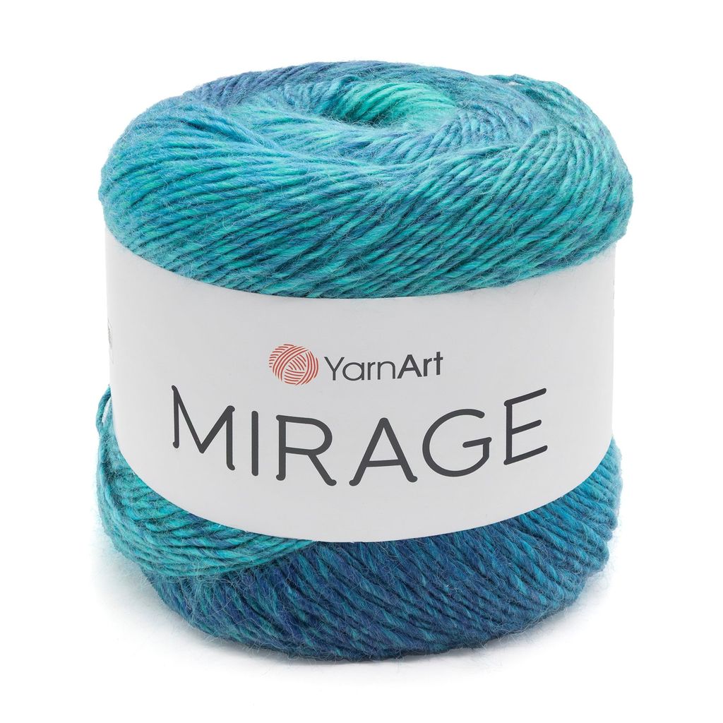 Len loang Mirage - Yarnart, 150g - 500m, đan móc áo, váy, khăn