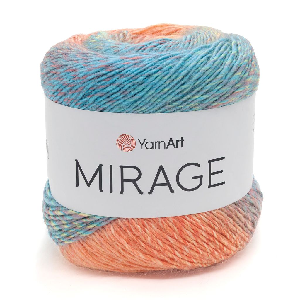Len loang Mirage - Yarnart, 150g - 500m, đan móc áo, váy, khăn