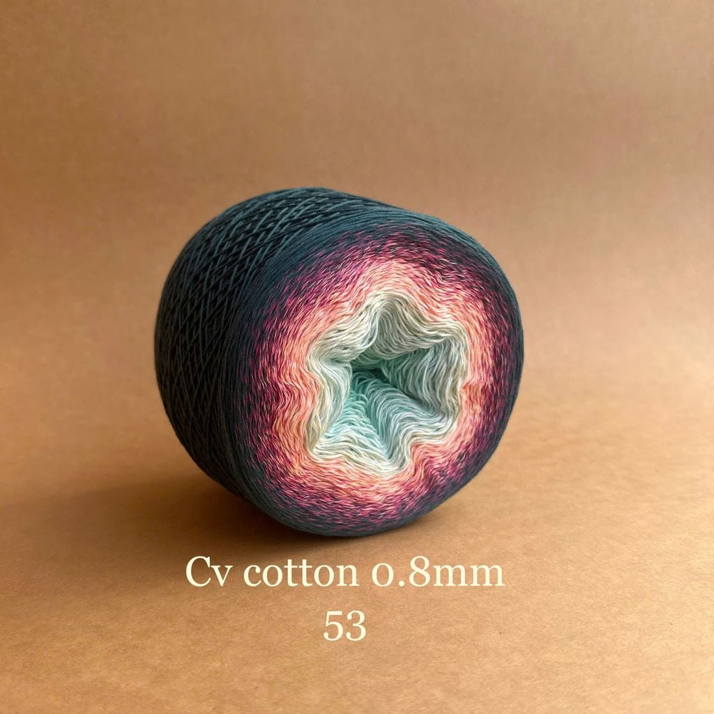 Sợi cầu vồng Cotton 0.8mm, 300g