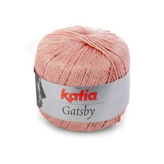 Sợi visco lấp lánh Gatsby - Katia, 50g - 118m, dùng để đan móc áo, khăn, nón