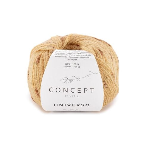 Sợi Universo - Katia, 50g - 150m, dùng để đan móc áo, khăn